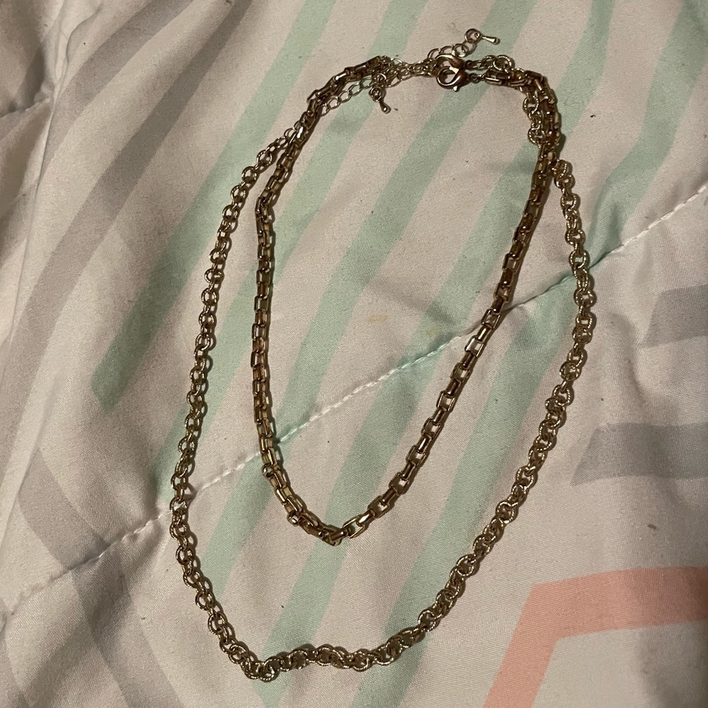 2-Piece Gold Chain Necklaces